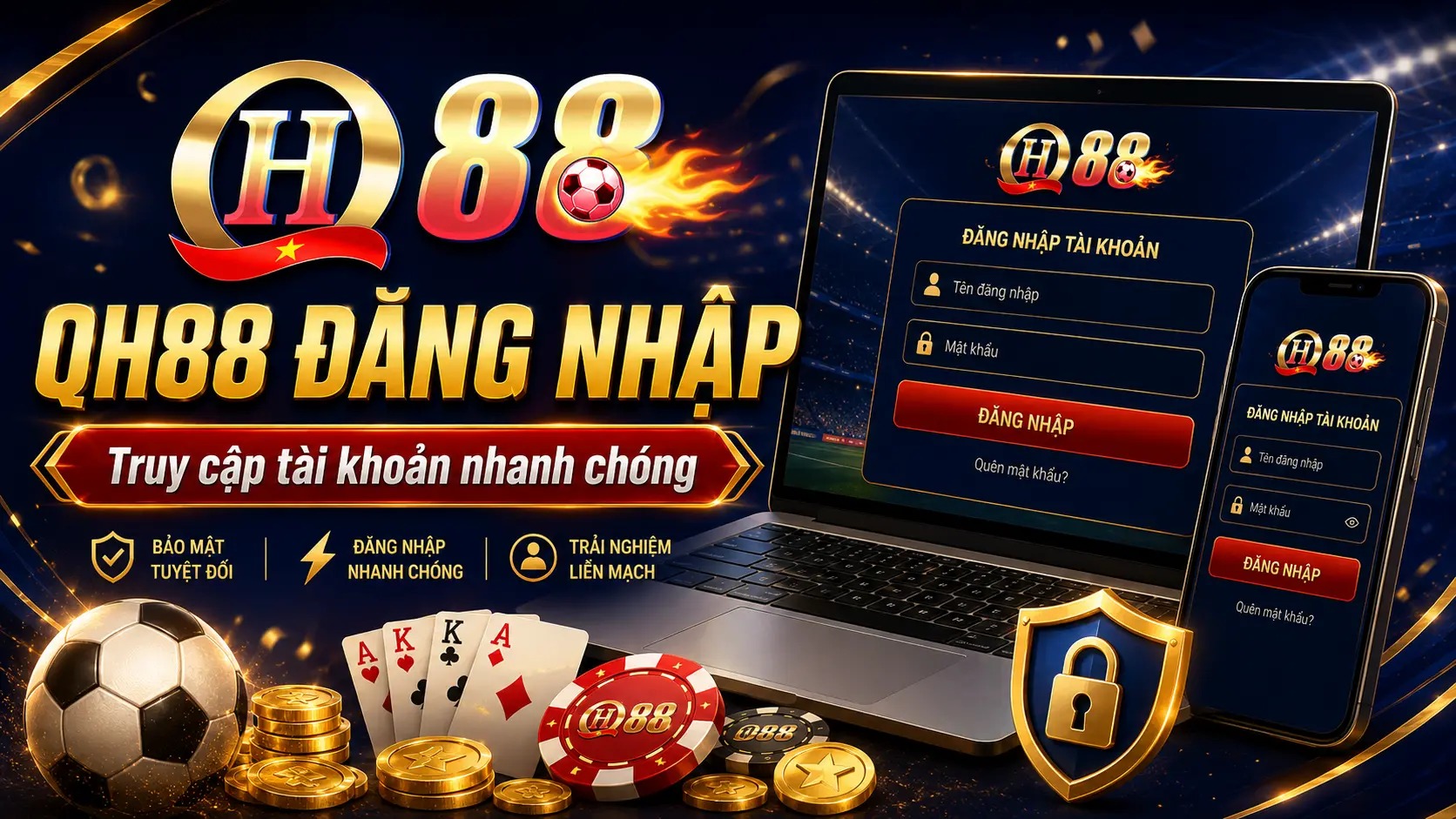 Hướng dẫn QH88 đăng nhập tài khoản