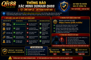 Thông báo xác minh domain QH88